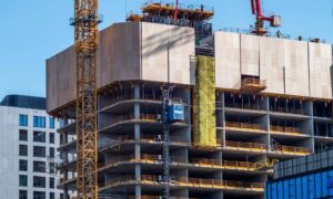 Urban development project showing the type of growth that makes an ALTA land title survey essential