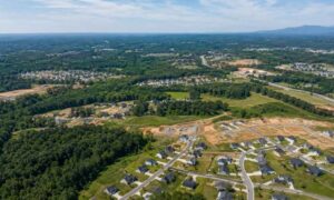Greenville land development - ALTA SURVEY South Carolina - ALTA SURVEY South Carolina Aerial view of growing residential areas and undeveloped land near Greenville South Carolina